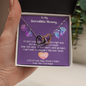 To My Incredible Mummy, Interlocking Hearts Necklace, Mother's Day Gift, Birthday Gift, Christmas, Anniversary, Gift For Her, Valentine's Day, Jewelry For Her