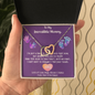 To My Incredible Mummy, Interlocking Hearts Necklace, Mother's Day Gift, Birthday Gift, Christmas, Anniversary, Gift For Her, Valentine's Day, Jewelry For Her