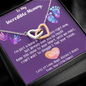To My Incredible Mummy, Interlocking Hearts Necklace, Mother's Day Gift, Birthday Gift, Christmas, Anniversary, Gift For Her, Valentine's Day, Jewelry For Her