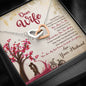 Valentine's Day Gift For Wife, To My Wife You Are So Special To Me Pendant, Interlocking Heart Pendant, Gold/Silver Heart Necklace With Message Card, Couple Gifts, Present For Wife