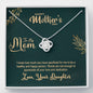 To My Mom, I Appreciate All Your Love And Dedication, Jewelry For Her, Silver Pendant, Necklace With Message Card, Gift For Mom, Knot Pendant, Anniversary
