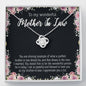 Dear Mom, I Appreciate You, Future Mother In Law Necklace With Message Card, Mother Day Necklace, Ideas For Her, Knot Necklace, Birthday Gift, Christmas Gift For Mom