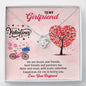 Gift For Girlfriend/Soulmate/Wife, Love Knot Pendant For Her, Necklace With message Card, Couple Jewelry, Present For Valentine's Day, Couple Collection