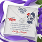 To My Mom, I Have A Beautiful Mom Like You, Gift Ideas For Mother/Daughter, Jewelry For Her, Silver Pendant, Necklace With Message Card, Knot Pendant For Mother