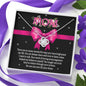 To My Mom, You Taught Me To Be Kind To Others, Birthday, Silver Knot Pendant For Mom, Gift Ideas For Mother, Necklace With Message Card, Happy Mother's Day