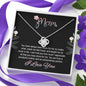 To My Mom, You Are Truly A Wonderful Mother, Jewelry For Her, Knot Pendant For Mother, Necklace With Message Card, Silver Pendant, Anniversary, Christmas