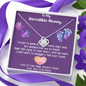 To My Incredible Mummy, Love Knot Necklace, Mother's Day Gift, Birthday Gift, Christmas, Anniversary, Gift For Her, Valentine's Day, Jewelry For Her