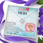 To My Mom, Thanks For Filling My Life With Rainbow And Colors, Happy Mother's Day, Silver Pendant For Mom, Jewelry For Her, Birthday, Necklace With Message Card