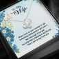 To My Wife You Have Been A Blessing In My Life Knot Necklace, Necklace For Her, Pendant with Message card, Gift For Valentine's Day, Birthday, Anniversary, Couple Gifts, Jewelry For Her
