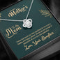 To My Mom, I Appreciate All Your Love And Dedication, Jewelry For Her, Silver Pendant, Necklace With Message Card, Gift For Mom, Knot Pendant, Anniversary