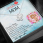 To My Mom, Thanks For Filling My Life With Rainbow And Colors, Happy Mother's Day, Silver Pendant For Mom, Jewelry For Her, Birthday, Necklace With Message Card