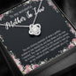 Dear Mom, I Appreciate You, Future Mother In Law Necklace With Message Card, Mother Day Necklace, Ideas For Her, Knot Necklace, Birthday Gift, Christmas Gift For Mom