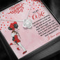 Valentine's Day Gift For Wife, Silver Pendant, Gift For Couples, To My Wife I Look Forward To Growing Old With You Necklace, Necklace With Message Card, Jewelry For Her