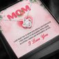 To My Mom, Knot Pendant For A Loving Caring And Wonderful Mother, Jewelry For Her, Silver Pendant, Necklace With Message Card, Gift For Mom, Mother's Day