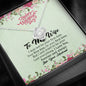 Valentine's Day Gift For Wife, I Love You Forever And Always Love Knot Pendant, Silver Pendant For Her, Couple Gifts, Necklace With Message Card