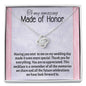 Mother In Law Necklace With Message Card, Mother in Law Jewelry, Mother Day Necklace, Ideas For Her, Knot Necklace, Birthday Gift, Mother in Law Gifts For Christmas