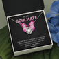 To My Soulmate, Love Knot Necklace With I Just Want To Be Your Last Everything I Love You Forever and Always Message Card, Birthday, Anniversary, Gift For Her, Jewelry For Her, Pendant For Her