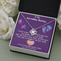 To My Incredible Mummy, Love Knot Necklace, Mother's Day Gift, Birthday Gift, Christmas, Anniversary, Gift For Her, Valentine's Day, Jewelry For Her