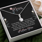 Mom, Alluring Beauty Necklace With You Are Truly A Wonderful Mother and An Extraordinary Person Message Card, Mother's Day Gift, Birthday, Anniversary, Pendant For Her, Jewelry For Her