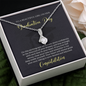 To A Beautiful Girl, Alluring Beauty Necklace With Your Heart Will Always Guide Your Soul Message Card, Convocation Day Gift For Her, Pendant For Her, Jewelry For Her