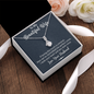 To My Beautiful Wife, Alluring Beauty Necklace With I Stole Your Heart And You Stole Mine Message Card, Pendant For Her, Birthday, Anniversary, Gift For Her, Jewelry For Her