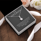 My Soulmate, Alluring Beauty Necklace With Message Card, Pendant For Her, Birthday, Gift For Her, Jewelry For Her, Anniversary Gift, Flawless Necklace With Message Card