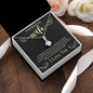 To My Beautiful Wife, Alluring Beauty Necklace With I Would Give You The Ability To See Yourself Through My Eyes Message Card, Birthday, Gift For Her, Jewelry For Her, Pendant For Her