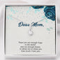 To My Mom, Lots Of Hugs And Kisses To My Mom, Jewelry For Her, Necklace With Message Card, Silver Pendant For Mom, Alluring Beauty Necklace, Gift For Mother