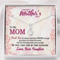 To My Mom, Thank You For Always Standing Strong Enough, Alluring Beauty Necklace, Jewelry For Her, Silver Pendant For Mom, Necklace With Message Card, Birthday