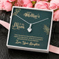 To My Mom, Words Are Not Enough To Appreciate All Your Love And Dedication, Necklace With Message Card, Alluring Beauty Necklace, Jewelry For Her, Silver Pendant