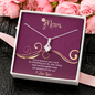 Mom, Alluring Beauty Necklace With Your Ways are Special Just Like You Message Card, Mother's Day Gift, Pendant For Her, Anniversary, Birthday, Gift For Her, Jewelry For Her