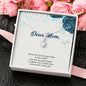 To My Mom, Lots Of Hugs And Kisses To My Mom, Jewelry For Her, Necklace With Message Card, Silver Pendant For Mom, Alluring Beauty Necklace, Gift For Mother