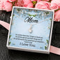 To My Mom, I Need To Say I Love You, Jewelry For Her, Silver Pendant For Mom, Necklace With Message Card, Happy Mother's Day, Gift Ideas For Mother/Daughter