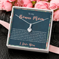 My Bonus Mom, Alluring Beauty Necklace, Mother’s Day Gift For Her, Christmas, Birthday, Anniversary, Gift For Her, Jewelry For Her, Necklace For Her, Pendant For Her