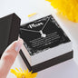 To My Mom, I Appreciate You So Much Mom, Gift For Mother, Necklace With Message Card, Silver Pendant For Mother, Alluring Beauty Necklace, Jewelry For Her