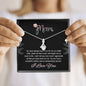 To My Mom, I Appreciate All That You Have Done For Me, Alluring Beauty Necklace Gift For Mother, Jewelry For Her, Necklace With Message Card, Pendant For Mother