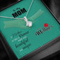 To My Mom, Happy Mother's Day To My Beautiful And Unique Mom, Jewelry For Her, Silver Pendant For Mom, Necklace With Message Card, Alluring Beauty Necklace