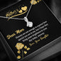 To My Mom, Flowers Are Not Enough To Express How Special You Are To Me, Necklace With Message Card, Alluring Beauty Necklace, Jewelry For Her, Silver Pendant