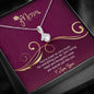 To My Mom, You're Loved So Very Much For Everything You Do, Jewelry For Her, Necklace With Message Card, Silver Pendant For Mom, Alluring Beauty Necklace