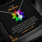 To My Mom, I Feel Like The Luckiest Daughter On Earth, Alluring Beauty Necklace, Mother Daughter Gift, Jewelry For Her, Necklace With Message Card, Mother's Day