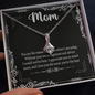 to My Mom, I Appreciate You So Much, Alluring Beauty Necklace, Pendant for Wife, Gift for Mother's Day, Christmas, Birthday, Mom/Daughter Gifts