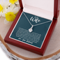 To My Wife, Alluring Beauty Necklace With It Is A Gentle Love Full Of Understanding Message Card, Birthday, Anniversary, Gift For Her, Jewelry For Her, Pendant For Her