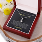To A Beautiful Girl, Alluring Beauty Necklace With Your Heart Will Always Guide Your Soul Message Card, Convocation Day Gift For Her, Pendant For Her, Jewelry For Her