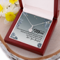 To My Mom, Alluring Beauty Necklace With Thank You For Being The Loving And Caring Mom Message Card, Pendant For Her, Mother's Day Gift, Birthday, Anniversary, Gift For Her, Jewelry For Her