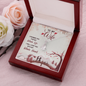 To My Wife, Alluring Beauty Necklace With I Promise You My Whole Life & Whole Heart Message Card, Jewelry For Her, Birthday Gift, Anniversary, Gift For Her, Pendant For Her