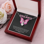 To My Soulmate, Alluring Beauty Necklace With I Just Want To Be Your Last Everything I Love You Forever and Always Message Card, Birthday, Anniversary, Gift For Her, Jewelry For Her, Pendant For Her