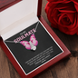 To My Soulmate, Alluring Beauty Necklace With I Just Want To Be Your Last Everything I Love You Forever and Always Message Card, Birthday, Anniversary, Gift For Her, Jewelry For Her, Pendant For Her