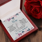To My Wife, Alluring Beauty Necklace With I Love You More Than You'll Ever Know Message Card, Pendant For Her, Birthday, Anniversary, Gift For Her, Jewelry For Her
