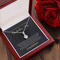 To A Beautiful Girl, Alluring Beauty Necklace With Your Heart Will Always Guide Your Soul Message Card, Convocation Day Gift For Her, Pendant For Her, Jewelry For Her