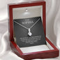 My Dear Wife, I Just Want To Be Your Last Everything, Gift From Husband, Couple Customized Jewelry, Valentine's Gift Personalized Alluring Beauty Necklace